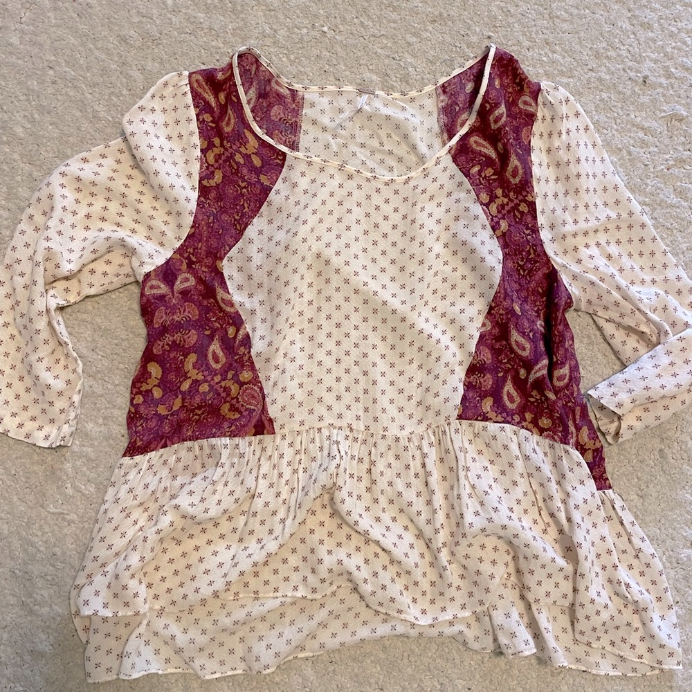 Free people peplum top